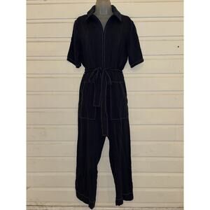 NWT Oh Seven Days Short Sleeve Beatrice Jumpsuit Size XS